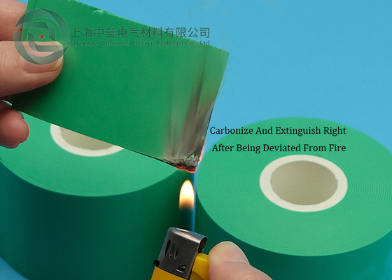 Tear Resistant Self Fusing Silicone Tape 5cm Width Green Flame Retardant Silicone Tape