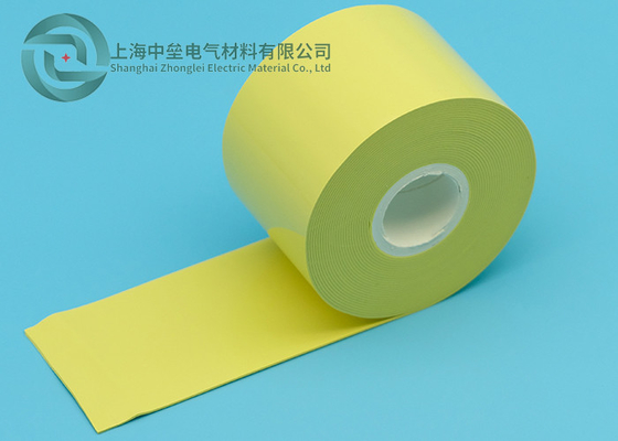 Yellow Flame Retardant Self Fusing Silicone Tape 25kv Maximum Voltage 5cm Width