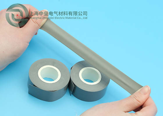 Flexible Grey Colour Self Fusing Silicone Tape Pressure Sensitive For Diving Equipment