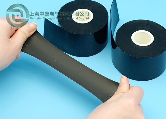 2Inch Width Black Water-proof Sealing Self-stick Silicone Tape for Pipeline Emergency Repairs