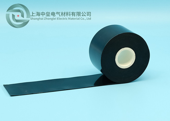 Black Water Proof Insulating Self Fusing Silicone Tape 25MM Width For Diving Equipment