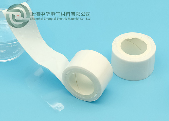 White Silicone Self Fusing Pipe Repair Tape 10 Feet Length Chemical Resistance