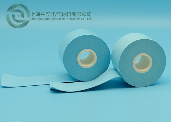 Blue Waterproof Insulation Self Fusing Silicone Tape Heat Resistant 5M Length