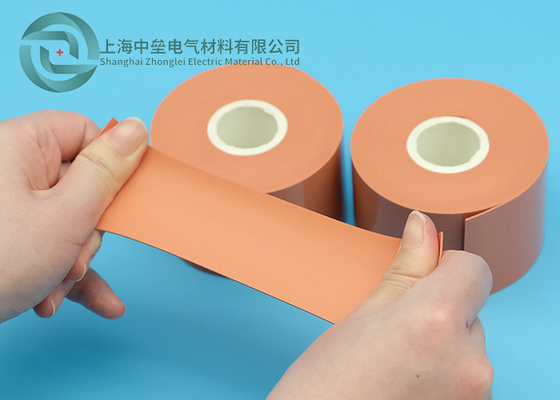 5cm Width Red Self Fusing Silicone Tape Tear / UV Resistant For Repair Work