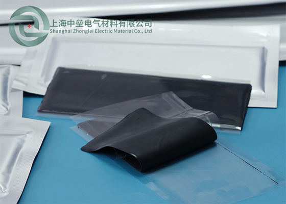 Black Self Curing Silicone Pad Waterproof 10 - 30 N/mm Tear Strength