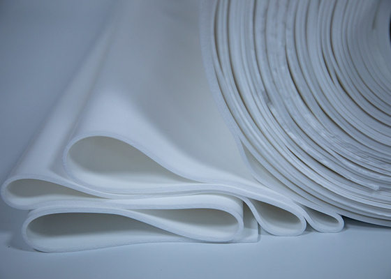 High Temperature Silicone Sponge Foam UL94-V0 White Color UV Resistant